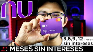 Como comprar a MESES SIN INTERESES con la Tarjeta NU  Paso a paso [upl. by Eilujna]