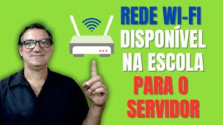 Rede WIFI Disponivel na Escola Para os Servidores da Educação MG [upl. by Lipsey]