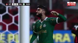 VITORIA 0 X 1 PALMEIRAS  GAMEPLAY PES 2021 [upl. by Nazay540]