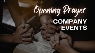 Opening Prayer for Company Events [upl. by Frodin]