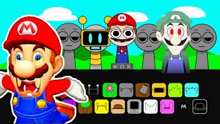 💥Mario Plays Sprunki Incredibox Mod  Sprunki Concept Mario and Weegee [upl. by Diane-Marie]