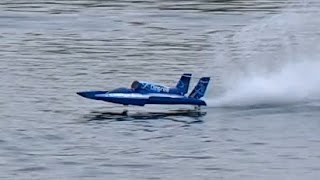 RC Hydroplane Powerboat 130 Kmh Speedboat Überschlag Modelship Crash Edderitz 2015 1080p50fpsHD [upl. by Dacia776]