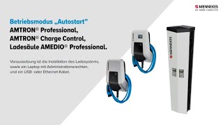 Autostart bei MENNEKES ProfessionalLadestationen und AMTRON® Charge Control [upl. by Sherlocke]