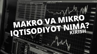 MAKRO VA MIKRO IQTISODIYOT NIMA  KIRISH [upl. by Mojgan]