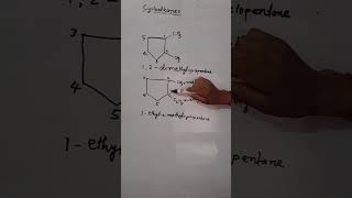 IUPAC NAME OF CYCLOALKANES  Organic Chemistry [upl. by Marcile760]