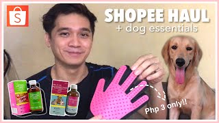 Dog Essentials  Shopee Haul SUPER CHEAP  Philippines 2020 [upl. by Nabila962]