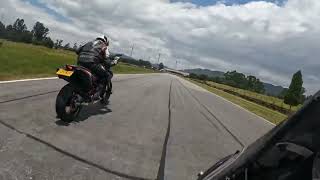 NS 200 stock vs KTM 690  en el autodromo de Tocancipá [upl. by Maure644]