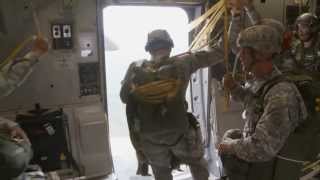 Army Paratroopers Team Up With Indian Army For Parachute Jump During Yudh Abhyas 2013 Exercise [upl. by Cirenoj]