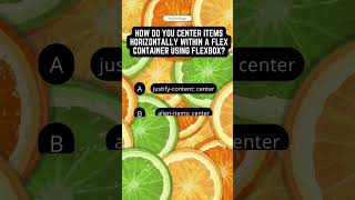 How do you center items horizontally within a flex container using Flexbox [upl. by Carmita]