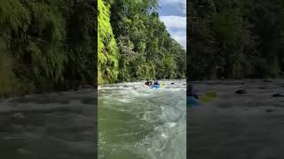 Rainforest white water rafting Costa Rica [upl. by Atiuqrehs]