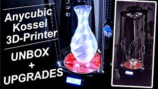 ✔ Anycubic Kossel ULTIMATE UPGRADES  3D Print Timelapses Heated Bed Addon [upl. by Glynas]