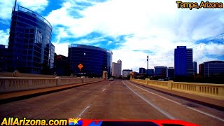 🌵 TEMPE ARIZONA  a Relaxing Drive from Phoenix Sky Harbor International Airport to Tempe [upl. by Autrey]