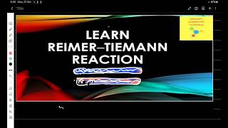 Reimer Tiemann Reaction Alcohol Phenol amp Ether [upl. by Yrtua]