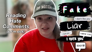 Reading Hate Comments While Im Sick lol  Tourettes Tiktok Edition [upl. by Vary]