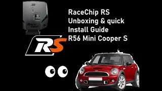 R56 Mini Cooper S  RaceChip Unboxing and Install  Quick Guide [upl. by Ybanrab39]