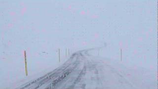 Driving on Route 93 Between Seyðisfjörður and Egilsstaðir Iceland [upl. by Eiroc]