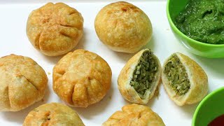 ToovarTuar Lilva amp Matar Kachori  Gujarati Stuffed Lilva Kachori  Tea Time Snacks Recipe [upl. by Anahsed]