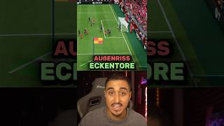 Direkte Eckentore Mit dem Außenrist den Ball reindrehen in EA FC 25 shorts easportsfc eafc25 [upl. by Ahilam]