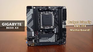 Unboxing amp Overview Gigabyte B650I AX AM5 ITX Motherboard [upl. by Derwin]