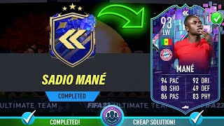 93 Flashback Sadio Mane SBC Completed  Cheapest Solution amp Tips  Fifa 23 [upl. by Myer]