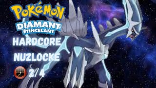 Pokemon Diamant Etincelant HARDCORE NUZLOCKE type Combat 24 [upl. by Nojad]