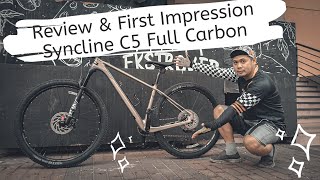 REVIEW amp FIRST IMPRESSION SYNCLINE C5 2021  SEPEDA POLYGON CARBON TERBARU 2021 [upl. by Yran873]