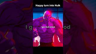 Happy turn into Hulk S02E03 shorts series whatif [upl. by Yebot]