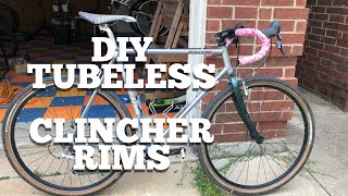 Tubeless on Clincher Rims for my Vintage Gravel Bike [upl. by Haleehs603]