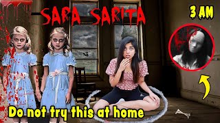 THE SARA SARITA RITUAL at 333AM Do not try this at home😱😨 [upl. by Hildy]