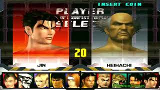 Tekken 3 PSX Jin Arcade  Ending [upl. by Nevah824]