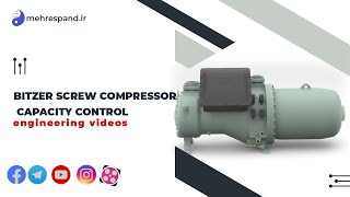 کنترل ظرفیت کمپرسور اسکرو بیتزر bitzer screw compressor capacity control [upl. by Dorelle]