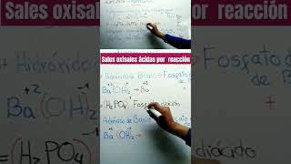 Sales oxisales ácidas por reacción de Formación química salesácidas formulacion [upl. by Trilbi]