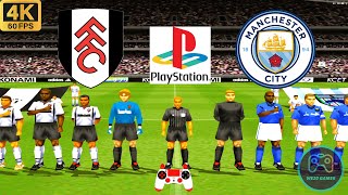 Winning Eleven 2002 Gameplay  Fulham vs Man City  Duckstation PS1 on PC Full Game 4K60 [upl. by Tolmann16]