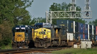 CSX at Deshler Vol 1 [upl. by Ehcsrop]