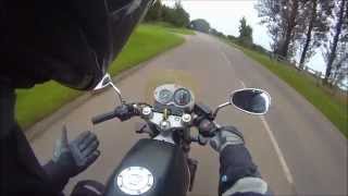 Honda Bros NT400  Noisy road test of DEATH [upl. by Gail]