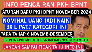 INFO PENCAIRAN PKH BPNT YANG SUDAH CAIR ADA JADWAL PENCAIRAN LAGI ALOKASI NOVEMDESEM [upl. by Somerset]