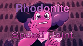 Rhodonite Steven Universe Speed Paint [upl. by Abisha]