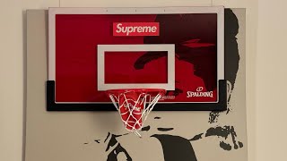 Quick Review Supreme x Spalding Mini Basketball [upl. by Wessling]