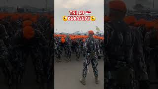 YelYel TNI AU KOPASGAT dlm rangka Hut TNI KE 79 🫡🇲🇨🫡 bravotni tniau indonesia shorts followme [upl. by Ialohcin]