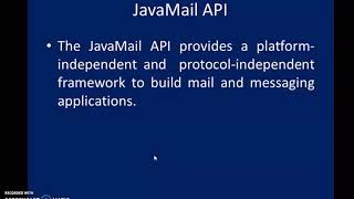 JAVAMAIL API [upl. by Jillian]