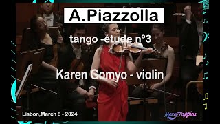 Karen Gomyo plays APiazzollaMarch 2024 [upl. by Cordula51]