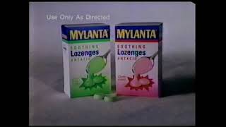 Mylanta Soothing Lozenges Antacid Commercial 1994 [upl. by Methuselah594]