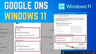 Change DNS To Google In Windows 11  How to Set Up 8888 DNS Server for Windows 11 [upl. by Acirea300]