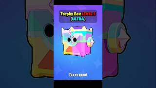 Trophy Box LEVEL 5 ULTRA BOX Opening 🥳 brawlstars shorts [upl. by Yecies]