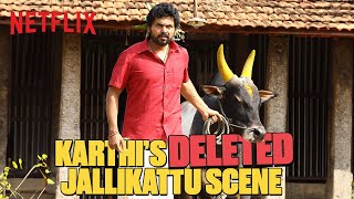 Karthi FONDLY Recalls Jallikattu Memories 🥹 Ft Arvind Swami  Deleted Scene  Meiyazhagan [upl. by Arev]