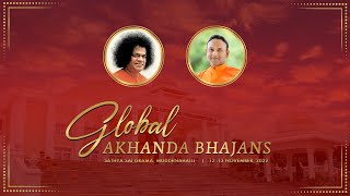 12 Nov 2022  Global Akhanda Bhajans Live From Muddenahalli  Day 01 Evening [upl. by Ydarg204]