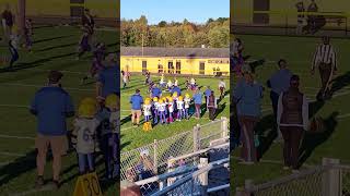 Touchdown cazenovia C team football popwarnerfootball [upl. by Marwin253]