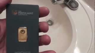 5 Gram Australian Perth Mint Gold Bar Review [upl. by Anitniuq]