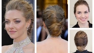 Amanda Seyfrieds Oscars Hair Tutorial [upl. by Quartet]