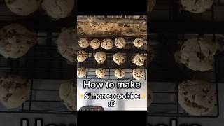 How to make ✨s’mores cookies￼✨ D fypシ゚ baking cookies cookierecipes yummy [upl. by Rolland]